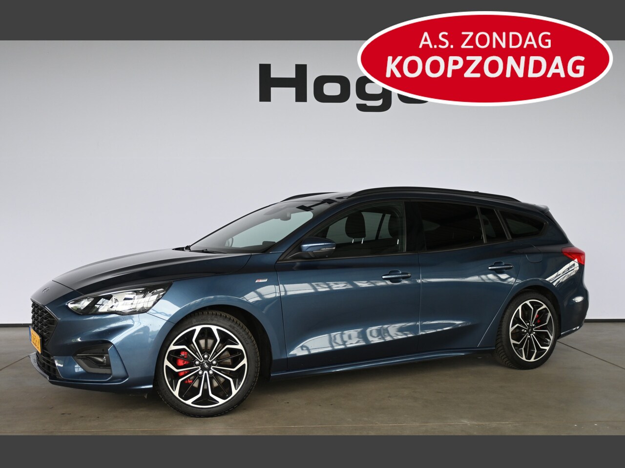 Ford Focus Wagon - 1.0 EcoBoost ST Line X Business Lane Assist Adaptieve Cruise Trekhaak Clima Navigatie Stoe - AutoWereld.nl