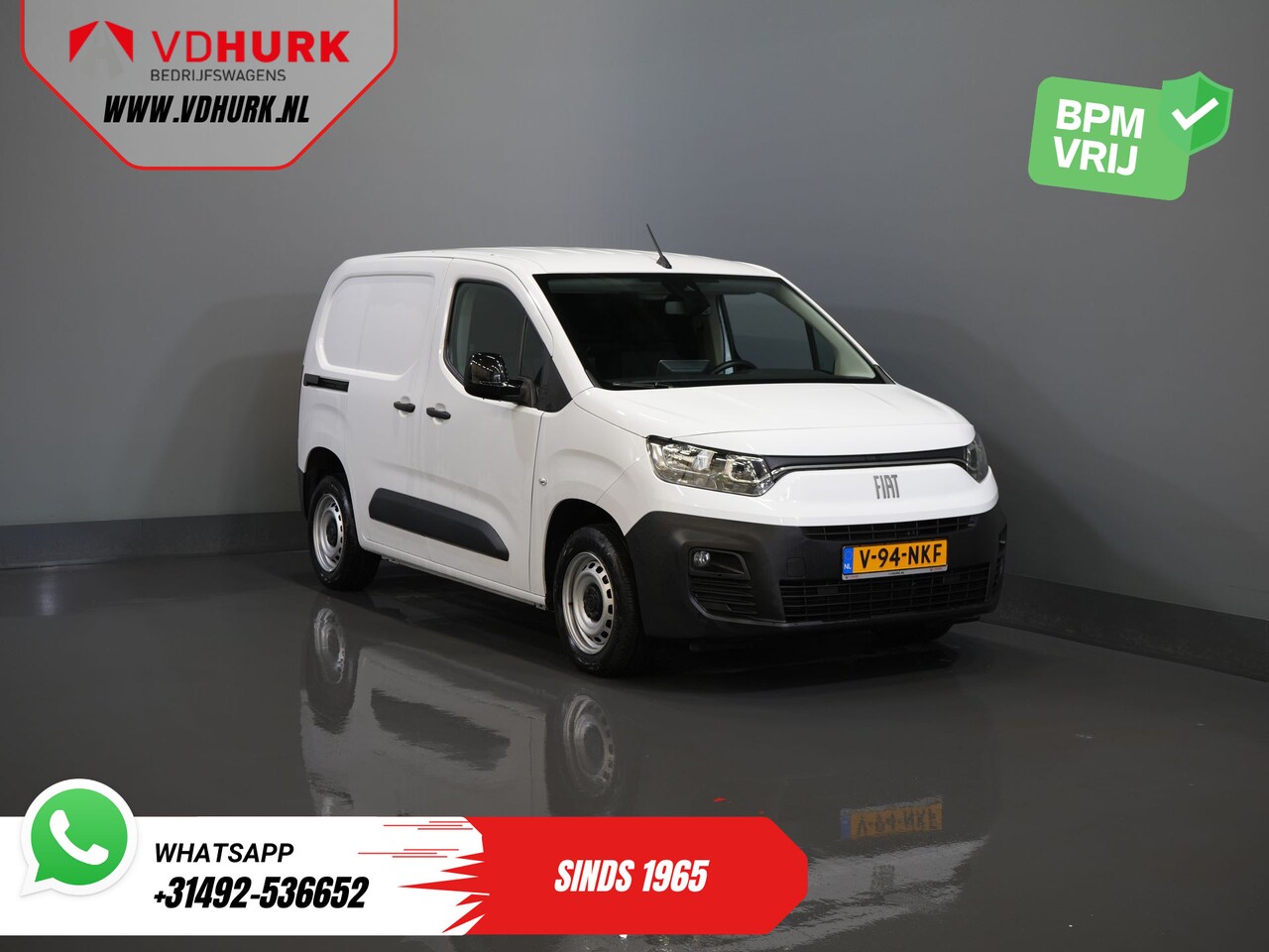 Fiat Doblò - 1.5 HDi 100 pk (DEMO) 3 Pers./ CarPlay/ Stoelverw./ Camera/ PDC/ Cruise/ Airco - AutoWereld.nl