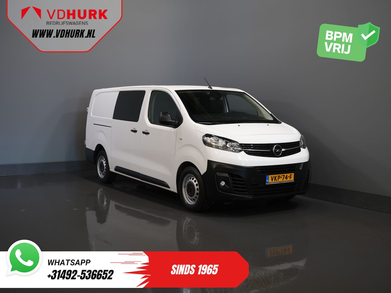 Opel Vivaro - 2.0 CDTI 125 pk DC Dubbel Cabine Carplay/ 6 Pers./ Cruise/ Camera/ PDC V+A/ Trekhaak/ NL A - AutoWereld.nl