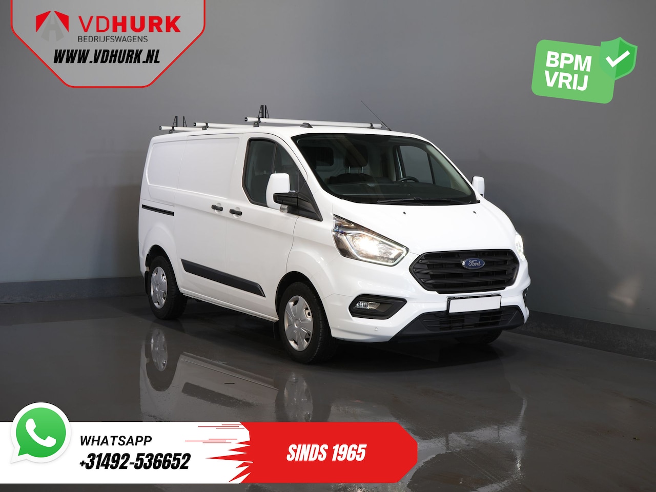 Ford Transit Custom - 2.0 TDCI 130 pk Aut. 2x Schuifdeur/ Standkachel/ Stoelverw./ Airco/ Cruise/ Inrichting/ PD - AutoWereld.nl