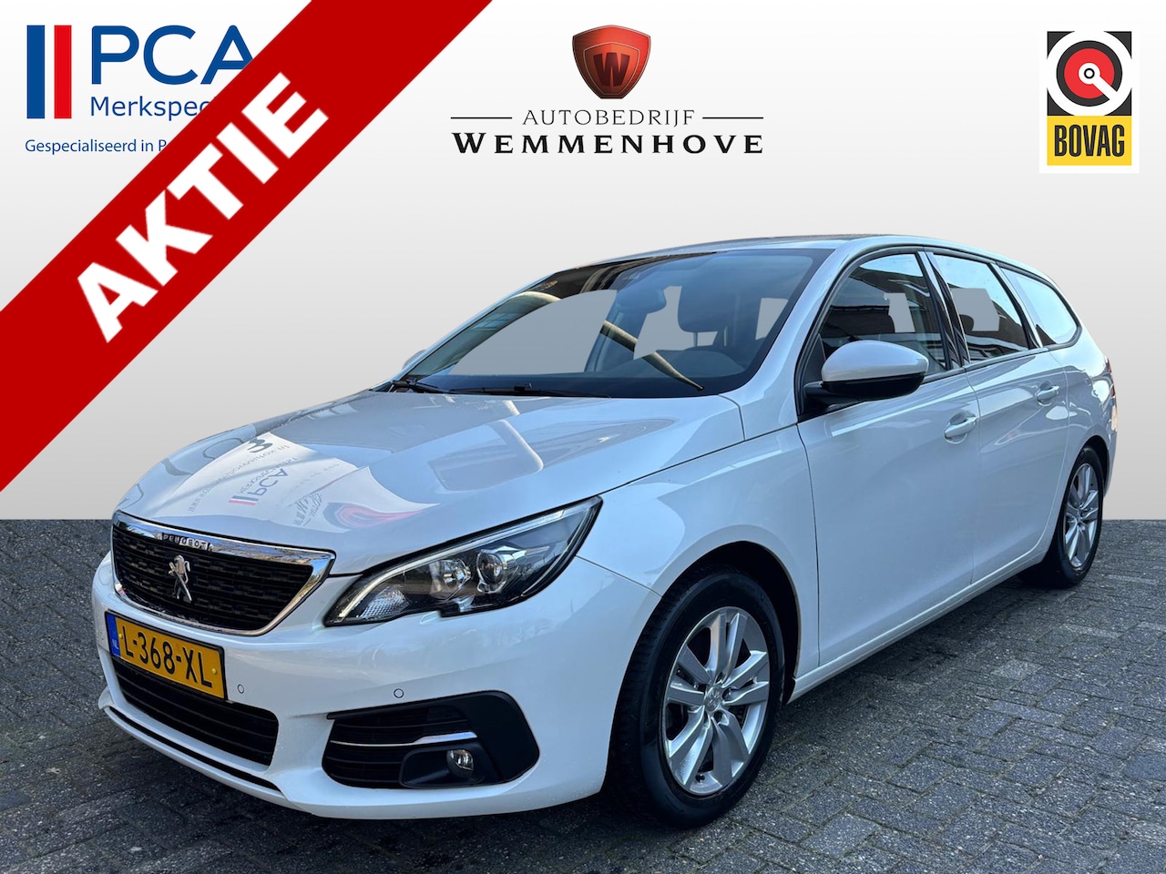 Peugeot 308 SW - 1.2 PureTech Blue Lease Active Distributieriem is/ wordt vervangen/Airco-Edcc/Navi/Alu wie - AutoWereld.nl
