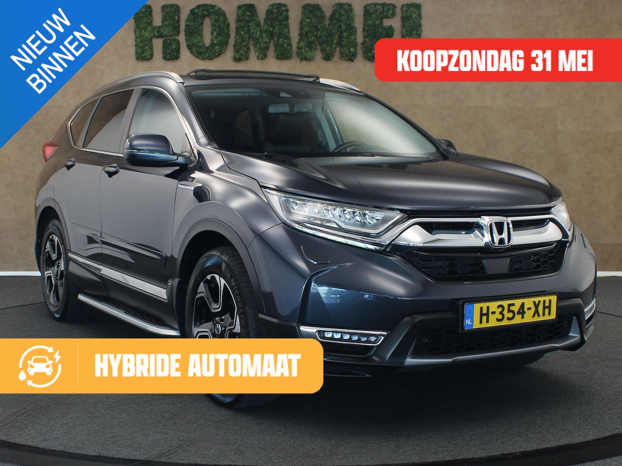 Honda CR-V - 2.0 Hybrid AWD Executive - ORIGINEEL NEDERLANDSE AUTO - LEDEREN BEKLEDING - ELEKTRISCHE ST - AutoWereld.nl