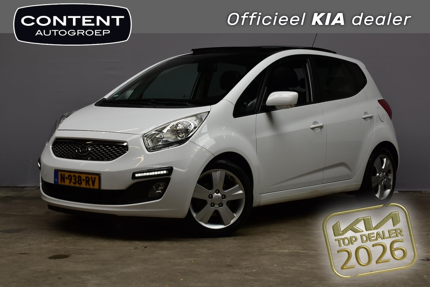 Kia Venga - 1.6i Fuse I Automaat I Panorama dak I PDC. - AutoWereld.nl