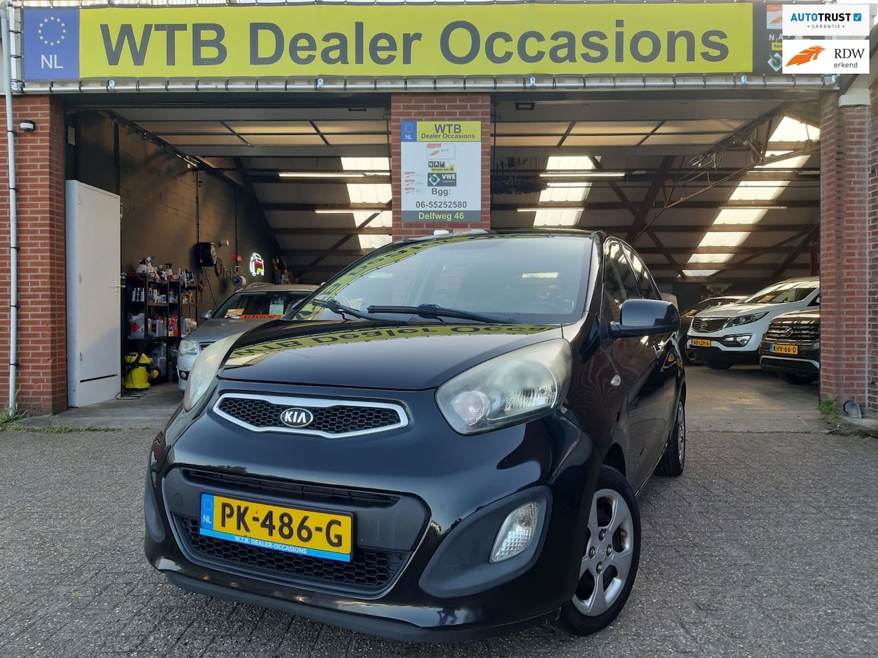 Kia Picanto - 1.0 CVVT Comfort Pack 1.0 CVVT Comfort Pack, Airco, 4-Deurs, 1e Eig. Elec. ramen - AutoWereld.nl