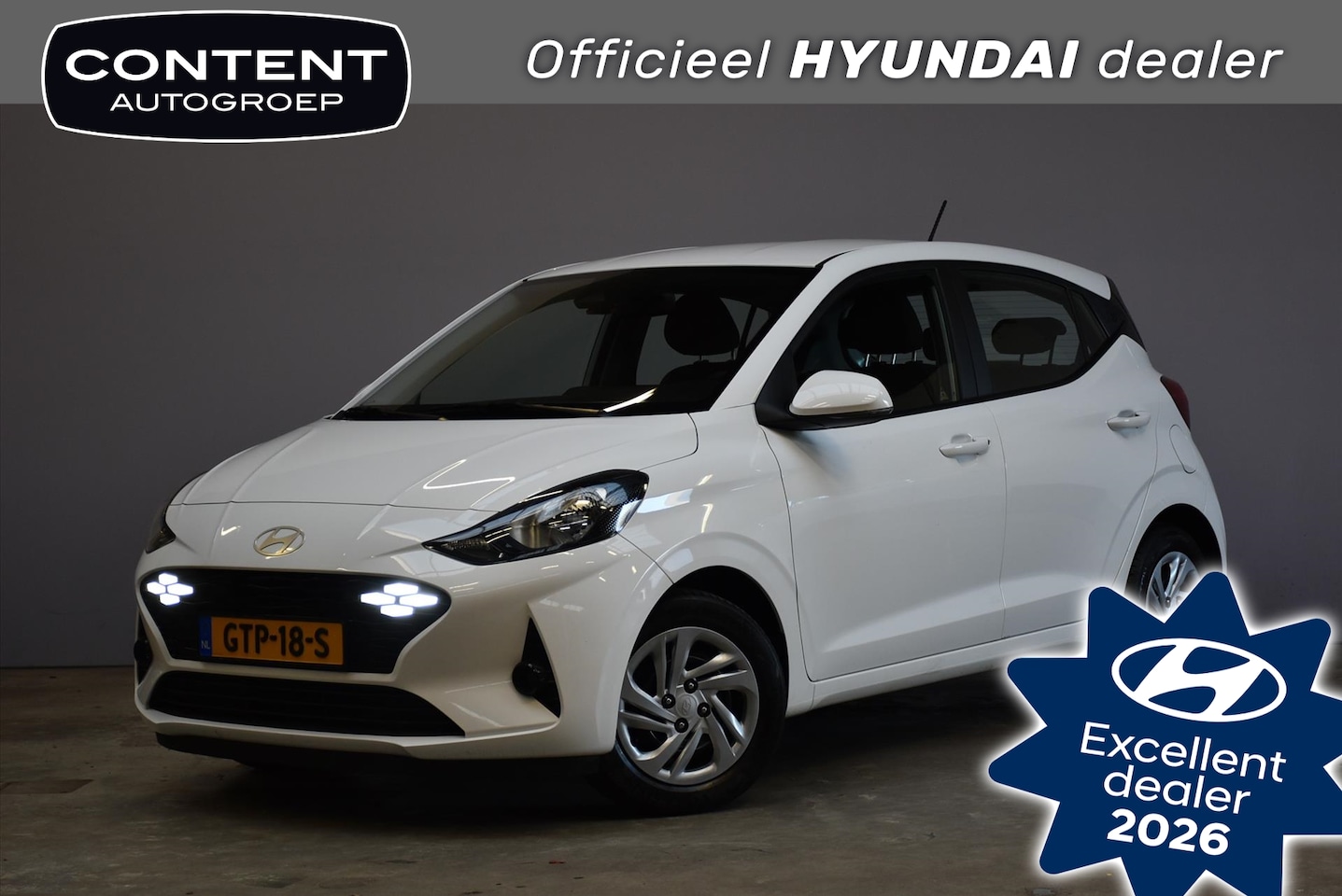 Hyundai i10 - 1.0i Automaat Comfort Smart I Navi | Camera | Airco - AutoWereld.nl