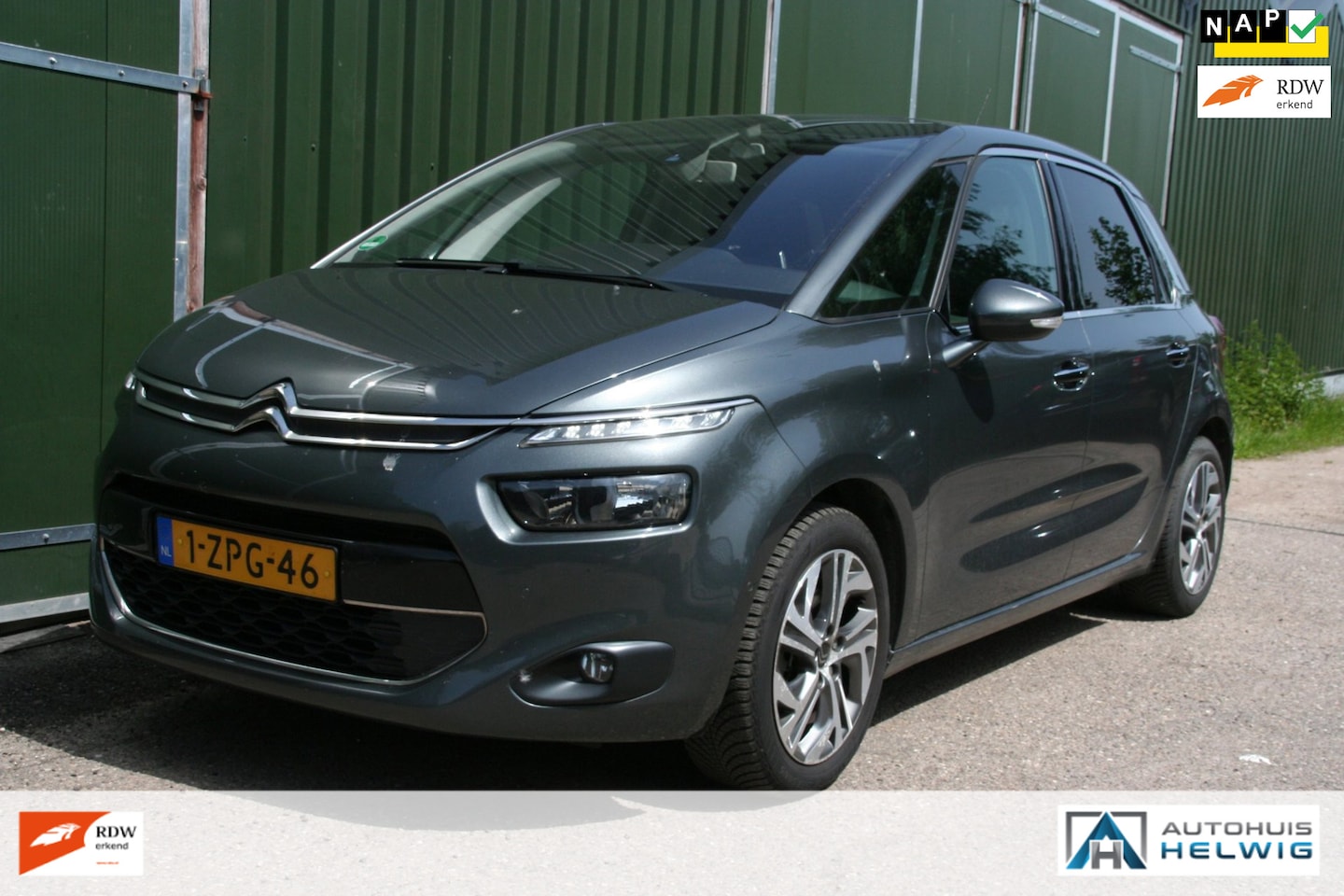 Citroën C4 Picasso - 1.6 e-THP Business AUTOMAAT, AIRCO, NAVIGATIE, CAMERA, TREKHAAK. - AutoWereld.nl