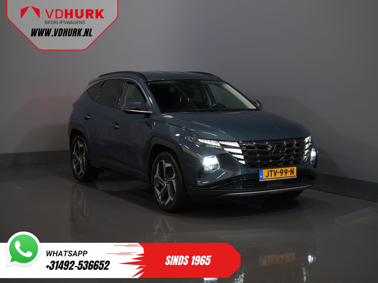 Hyundai Tucson - 1.6 T-GDI PHEV Premium 4WD/ LED/ Adapt. Cruise/ Stoelverw./ Stuurverw./ Carplay/ Climate/ - AutoWereld.nl