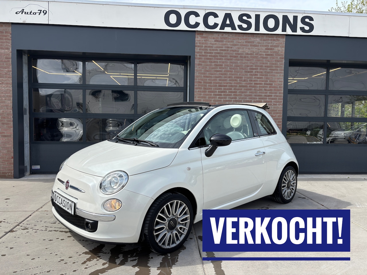 Fiat 500 C - 0.9 TwinAir Turbo Cult | Org-NL Auto. Cabrio. Leder. Xenon. Lage km. 1e eig. - AutoWereld.nl