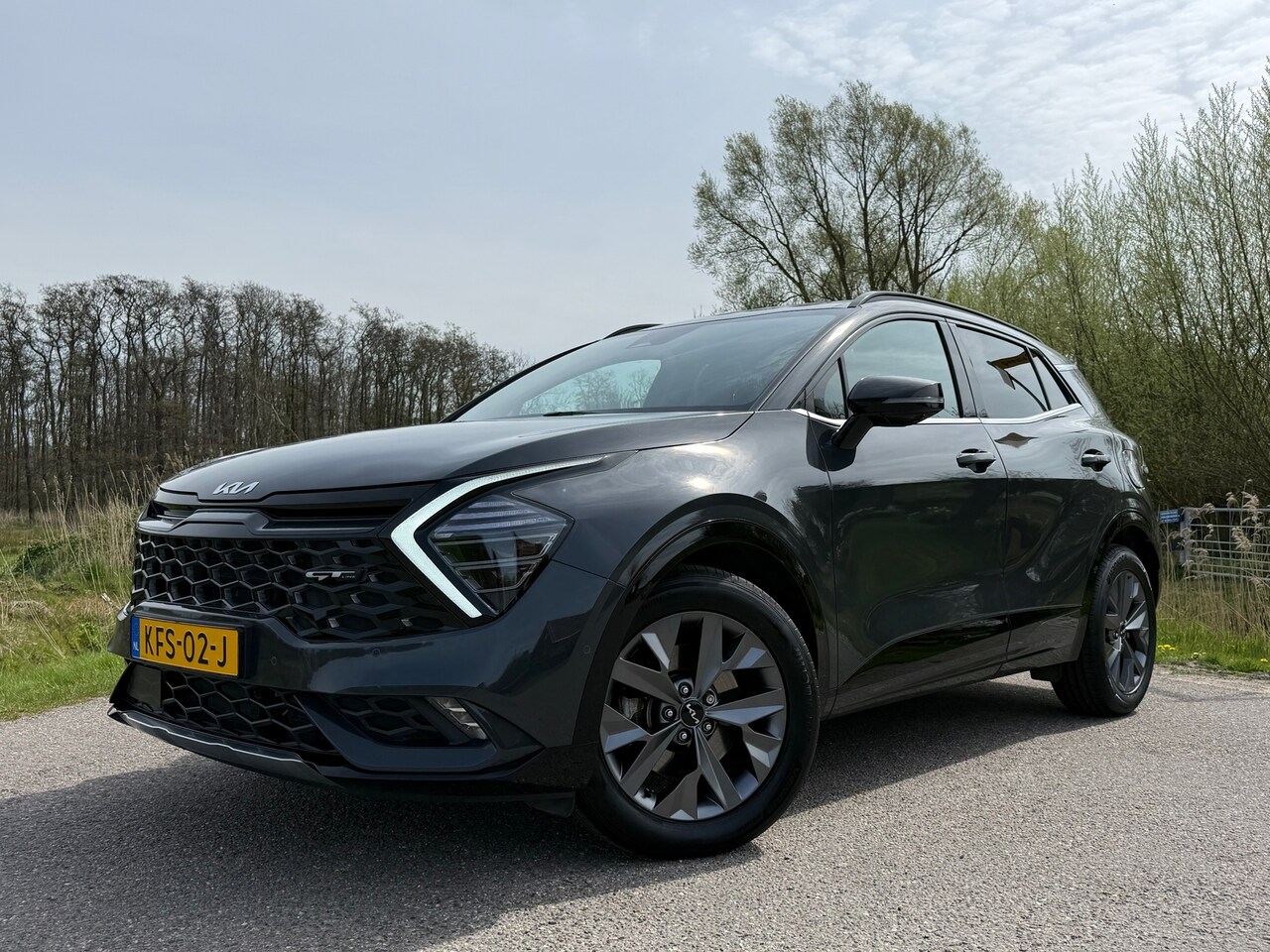 Kia Sportage - 1.6 T-GDi Hybrid GT-PlusLine Automaat / 360 Camera / Apple CarPlay-Android Auto / Leder / - AutoWereld.nl