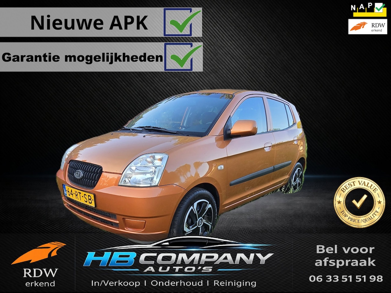 Kia Picanto - 1.0 LXE | Airco | Nieuwe Koppeling | Stuurbekrachtiging | APK: 22-10-2026 | Super nette au - AutoWereld.nl