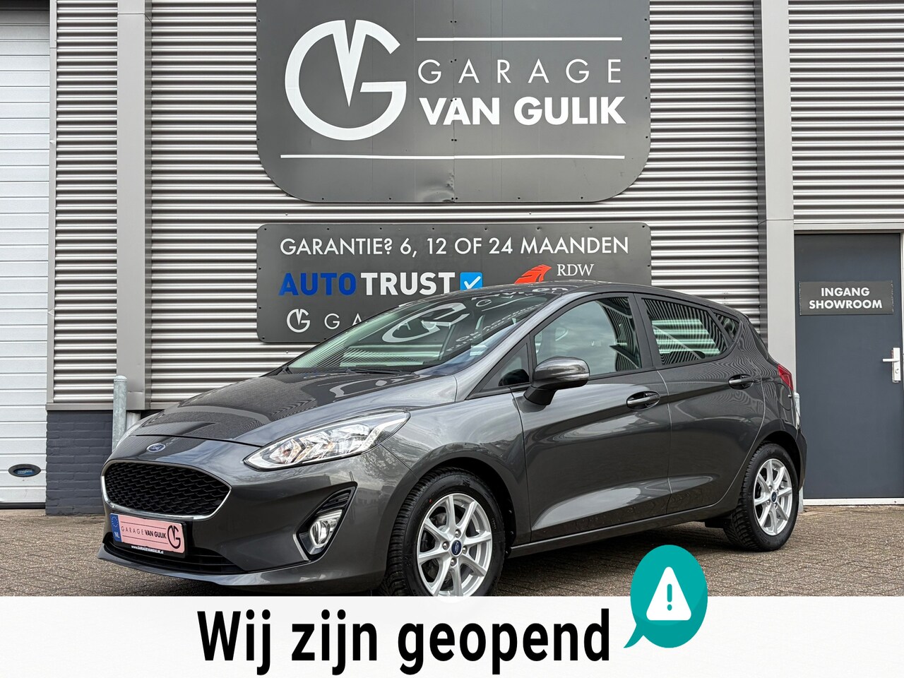 Ford Fiesta - 1.0 EcoBoost 101PK Automaat,CarPlay,Clima,Cruise,Isofix,ElektrRamen+Spiegels,Stoel+StuurVe - AutoWereld.nl