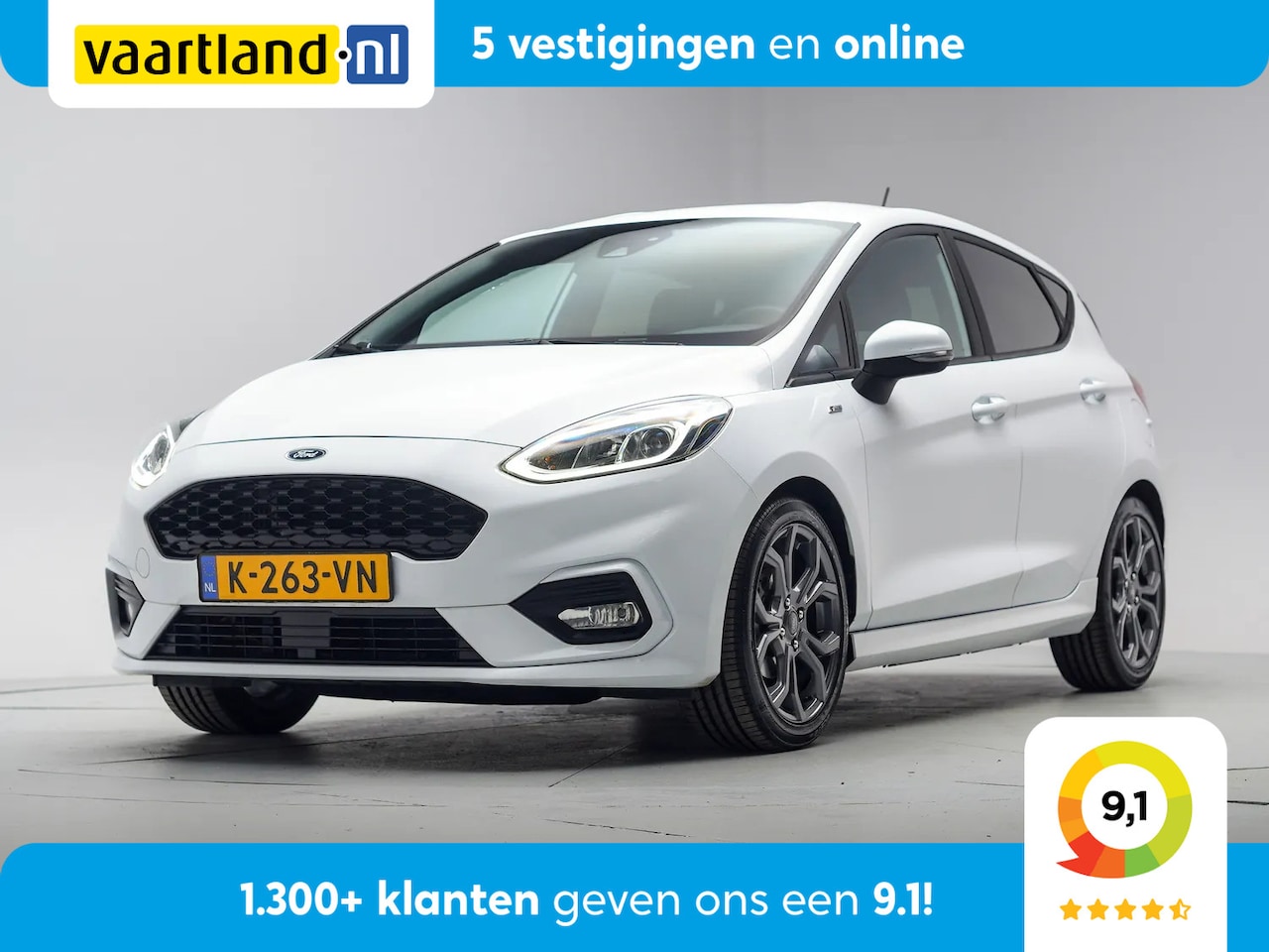 Ford Fiesta - 1.0 EcoBoost ST-Line [ Navi Climate Cruise ] - AutoWereld.nl