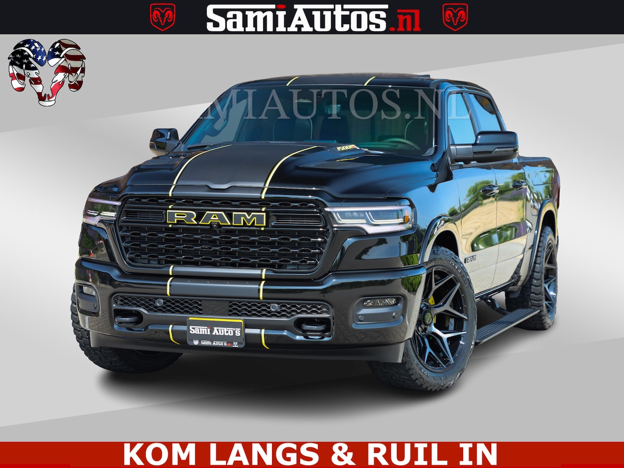 Dodge Ram Pick Up - Limited Night Sport High Output 540HP 706Nm | Massage + Full Option | De Meest Luxe en Vol - AutoWereld.nl