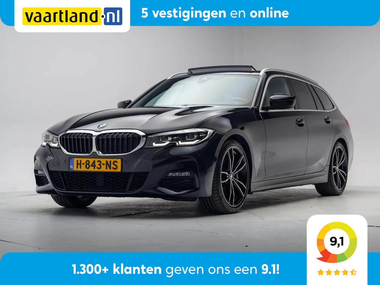 BMW 3-serie Touring - 330i M Sport High Executive Aut. [ Panorama Head-up Leder Stoelverwarming ] - AutoWereld.nl