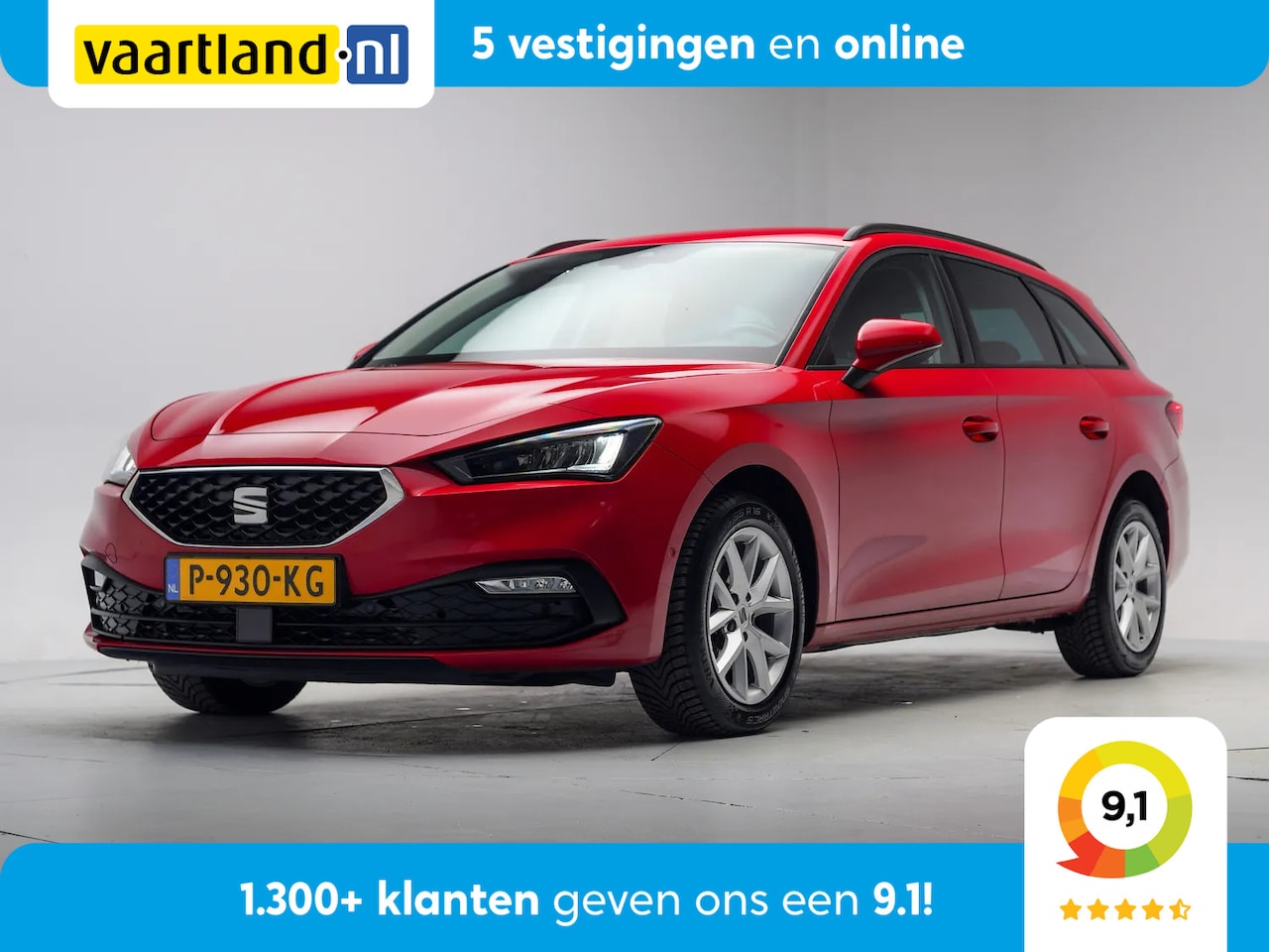 SEAT Leon - 1.0 eTSI Business Intense Aut. [ Navi Adapt.cruise Camera Virtual ] - AutoWereld.nl