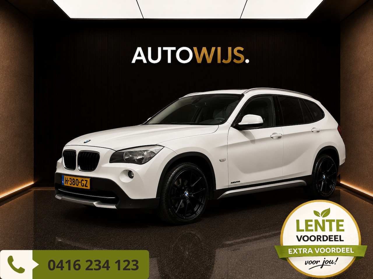 BMW X1 - LEDER|XENON|LM-VELG|NAVI|AUT|BIJGELUID MOTOR! - AutoWereld.nl