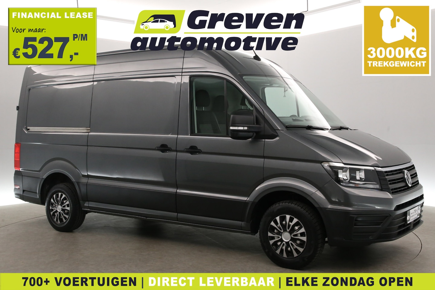 Volkswagen Crafter - 2.0 TDI L3H3 177PK | 3000kg Trekgew. | DSG | Airco | Adap. Cruise | Camera | Carplay | 3 Z - AutoWereld.nl