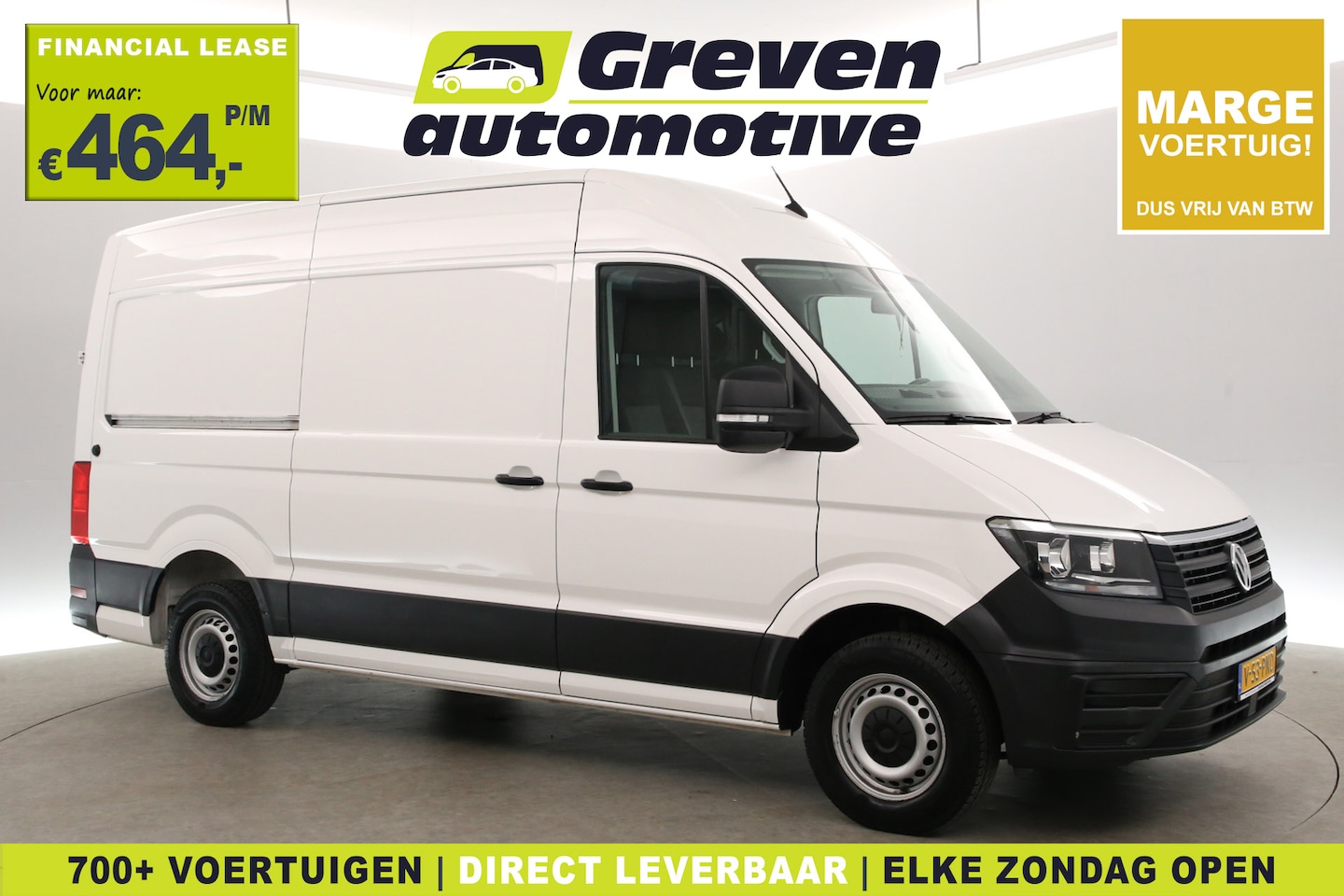 Volkswagen Crafter - 35 2.0 TDI 140PK L3H3 | Marge | 3000kg Trekgew. | Airco | Cruise | 3 Zits | Trekhaak - AutoWereld.nl