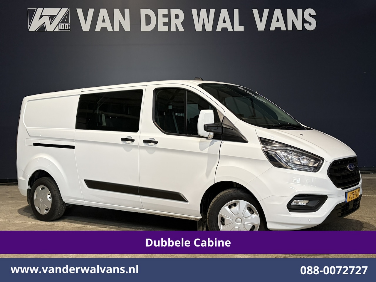 Ford Transit Custom - 2.0 TDCI 130pk Automaat L2H1 Dubbele Cabine Inrichting Euro6 Airco | 6-Zits | Camera | Nav - AutoWereld.nl
