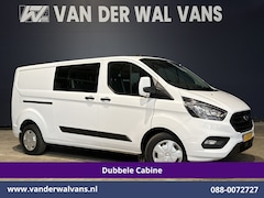 Ford Transit Custom - 2.0 TDCI 130pk Automaat L2H1 Dubbele Cabine Inrichting Euro6 Airco | 6-Zits | Camera | Nav