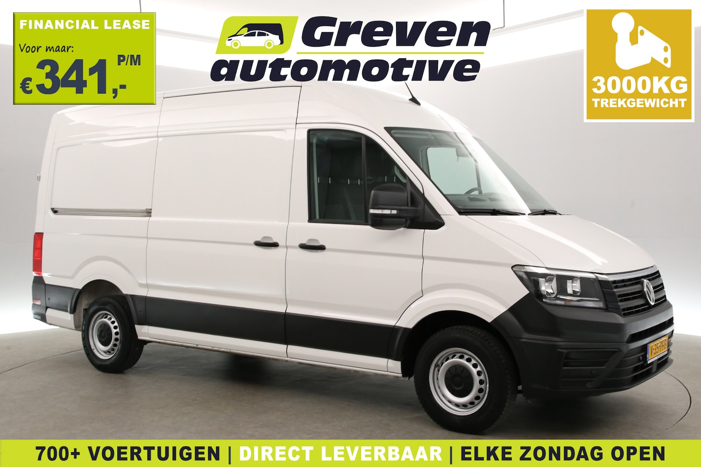 Volkswagen Crafter - 2.0 TDI L3H3 140PK | 3000KG Trekgew. | Trekhaak | Airco | Adap. Cruise | Camera | Carplay - AutoWereld.nl
