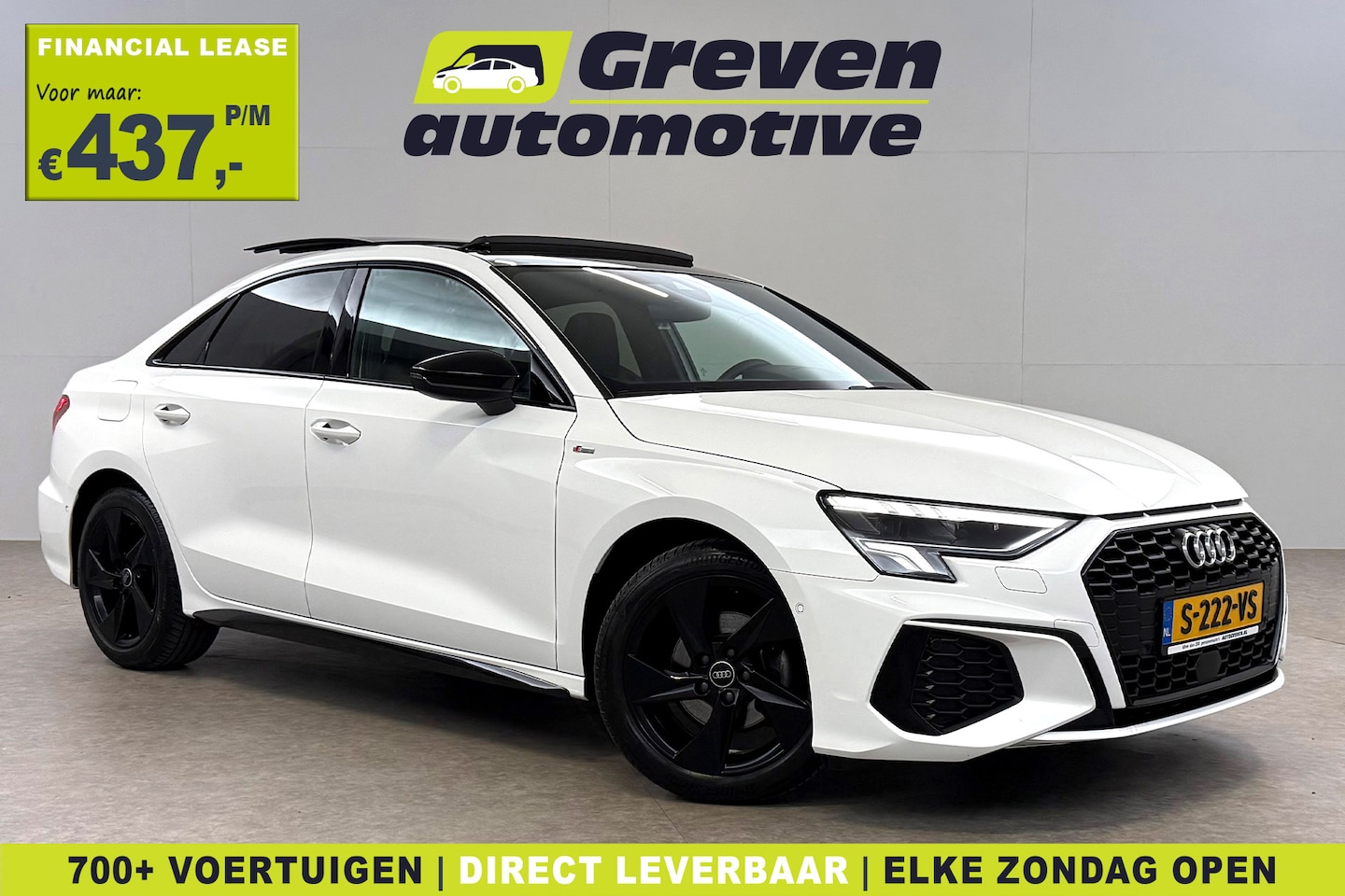 Audi A3 Limousine - 35 TFSI S-Line Black Optic | Pano | Virtual | Carplay | Sfeer | Adap. Cruise | Parkeersens - AutoWereld.nl