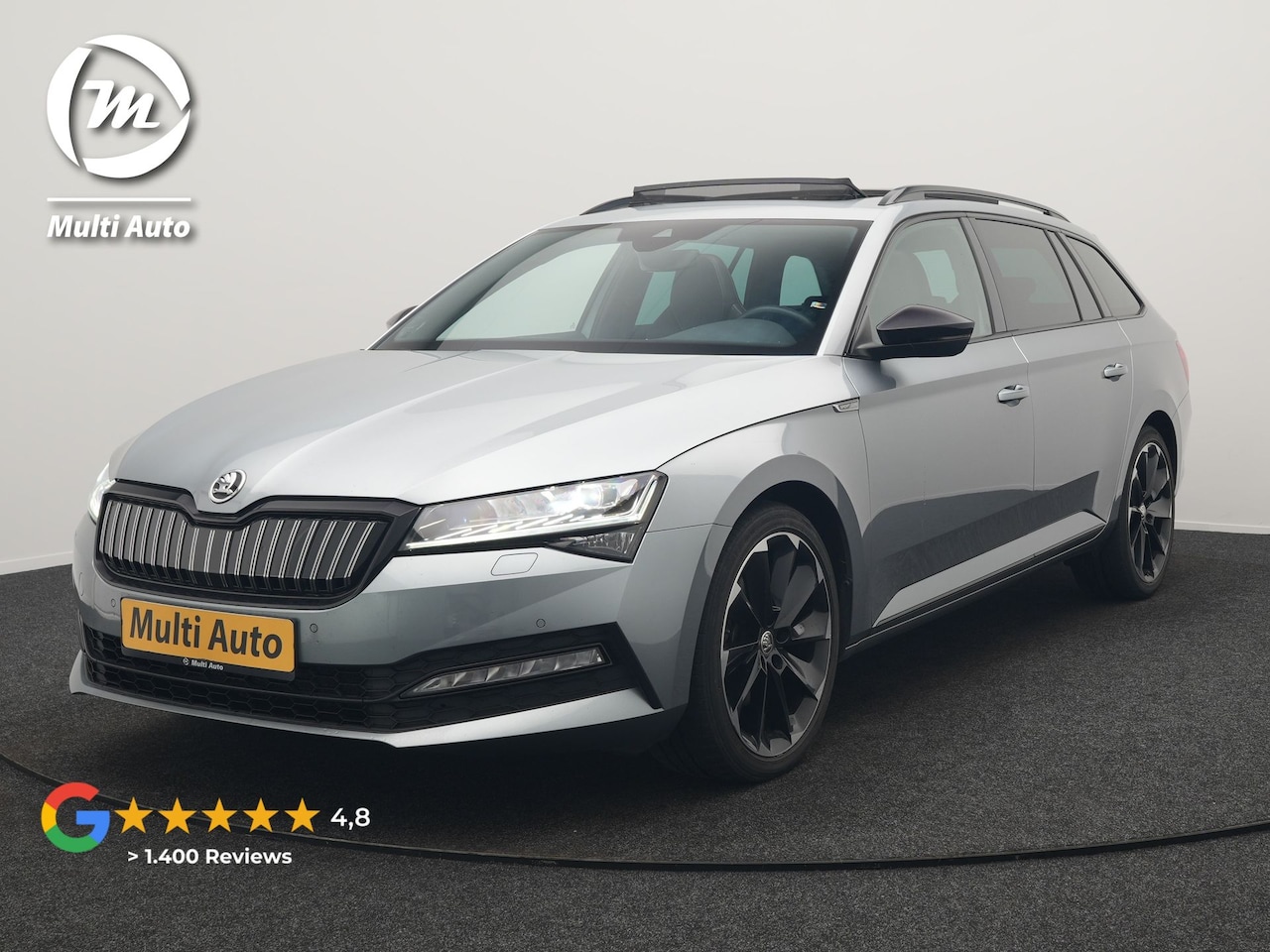 Skoda Superb Combi - 1.4 TSI iV Sportline PHEV 218pk Dealer O.H | Panodak | Crystal LED | Camera | Alcantara Sp - AutoWereld.nl