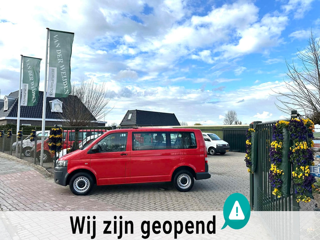 Volkswagen Transporter Kombi - 2.0 TDI 9 PERSOONS AUTOMAAT Airco/Cruise/Marge - AutoWereld.nl