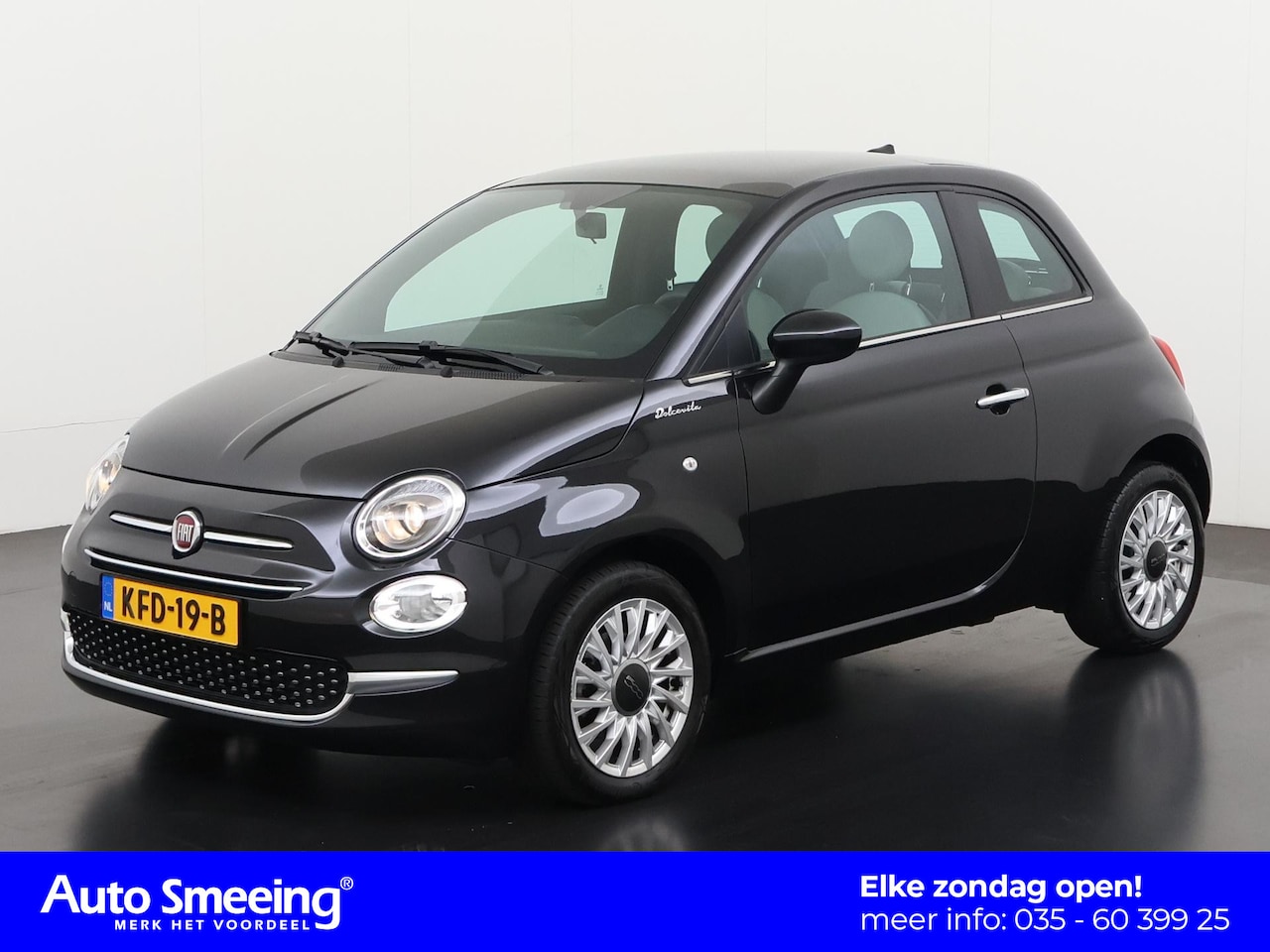 Fiat 500 - 1.0 Hybrid Dolcevita | Panoramadak | Lichtmetalen Velgen | Zondag Open! - AutoWereld.nl