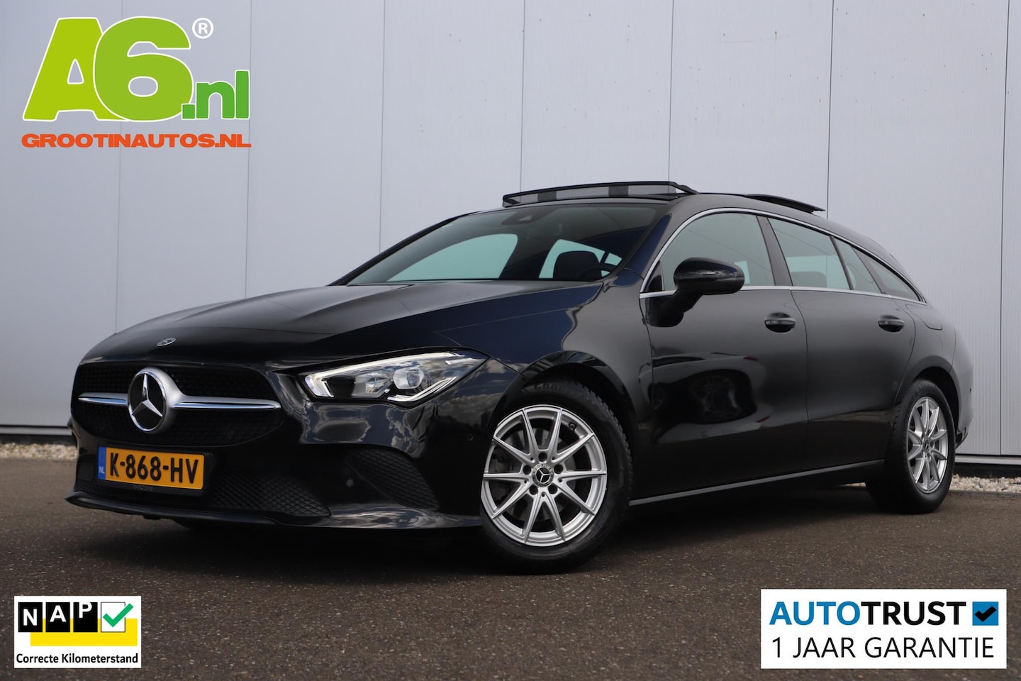Mercedes-Benz CLA-klasse Shooting Brake - 180 Business Solution Automaat Panoramadak Widescreen Full LED Stoelverwarming Navigatie A - AutoWereld.nl