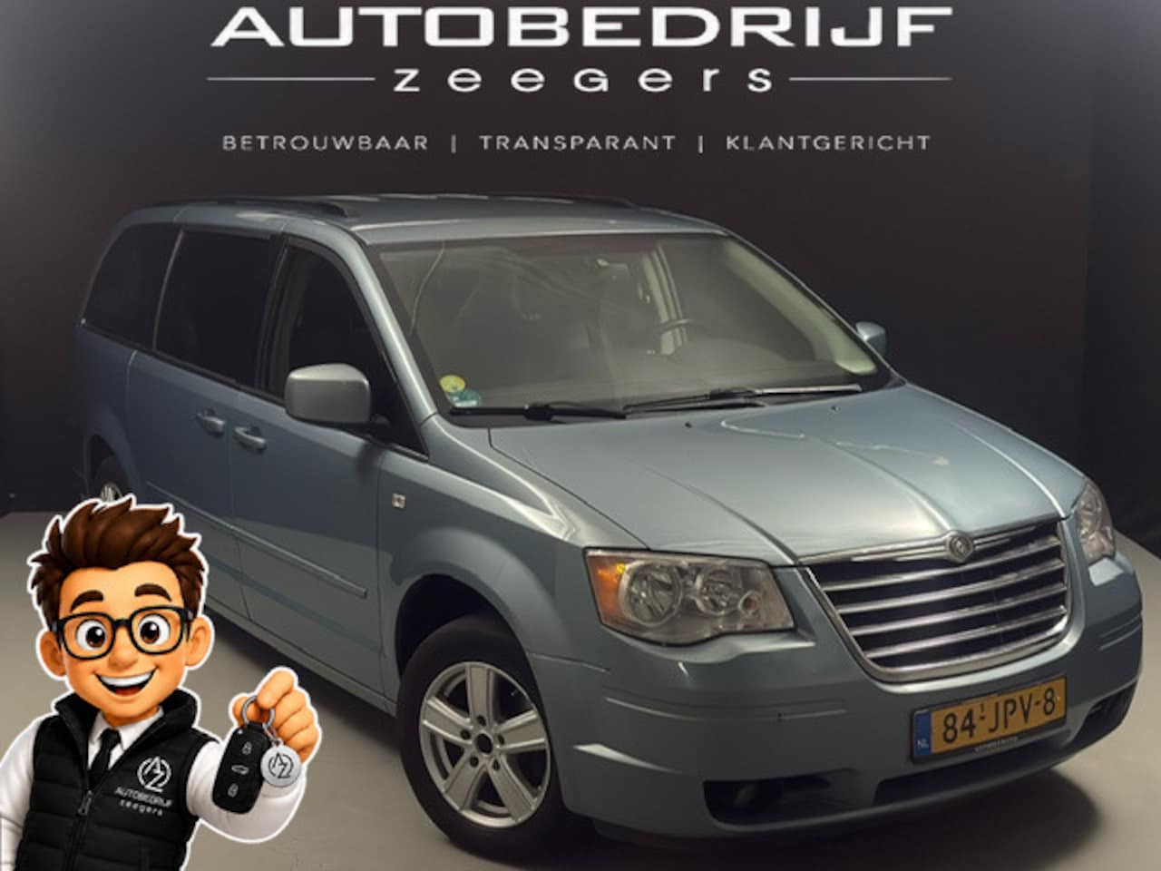 Chrysler Grand Voyager - 3.8 V6 Signature *AUTOMAAT*7 PERSOONS*TV* - AutoWereld.nl
