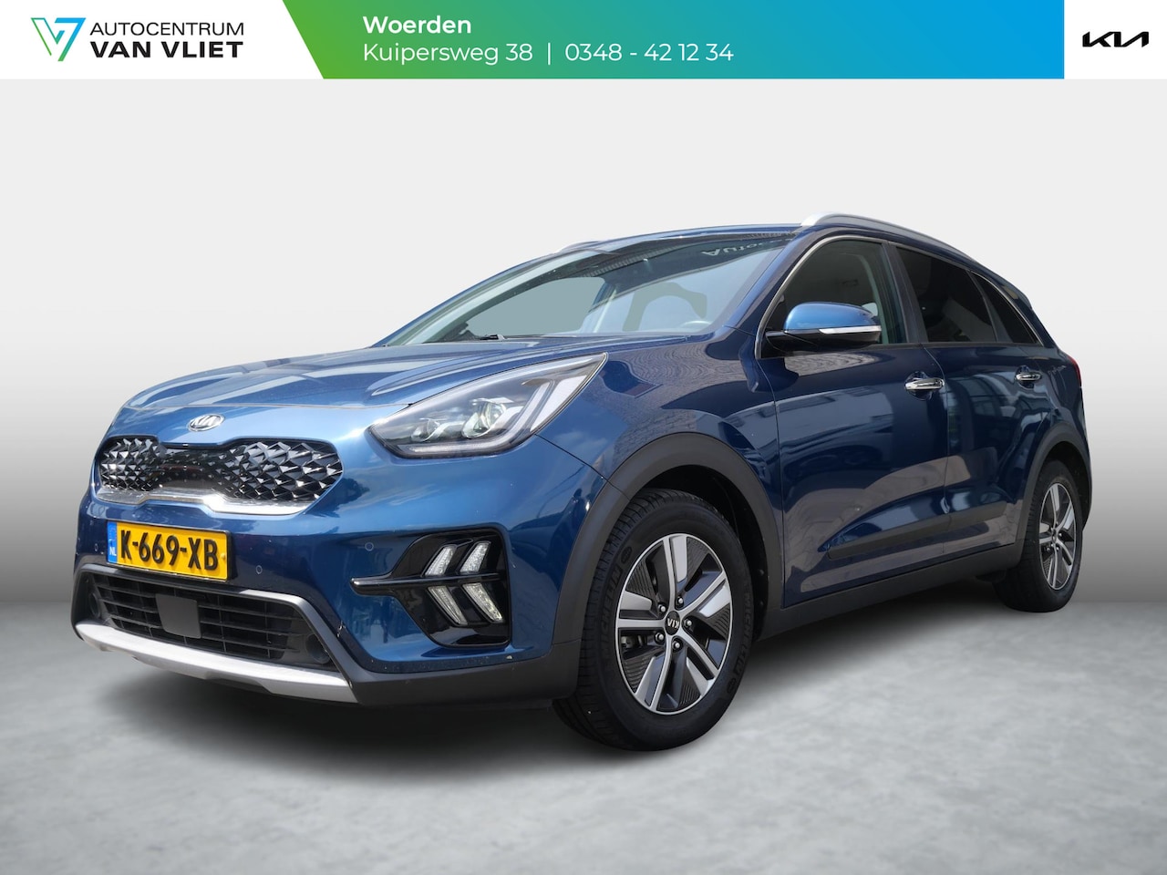 Kia Niro - 1.6 GDi Hybrid DynamicPlusLine | Trekhaak | Stoel-stuurverwarming | LED | - AutoWereld.nl