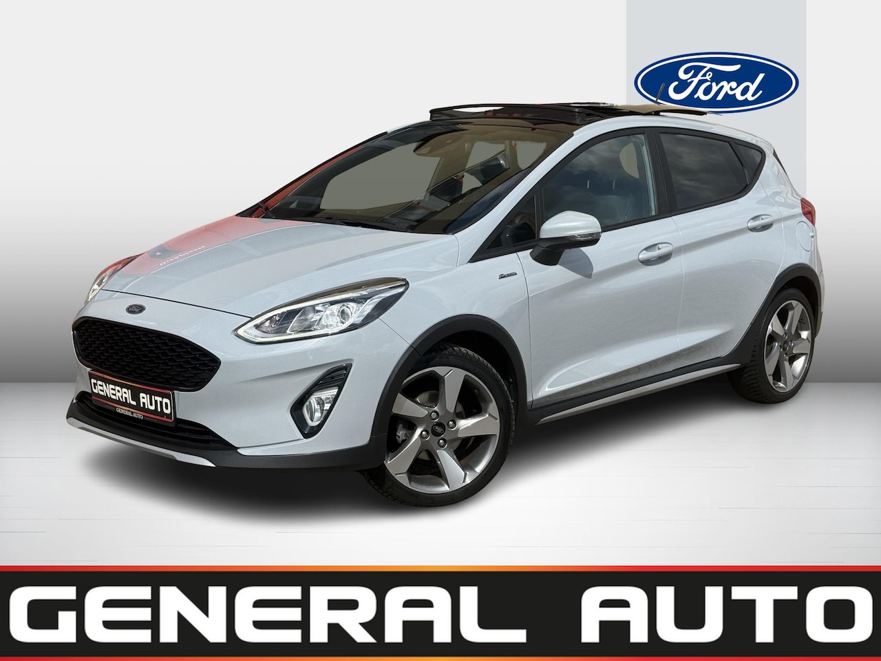 Ford Fiesta - 1.0 EcoBoost Active Edition, panoramadak, CarPlay - AutoWereld.nl