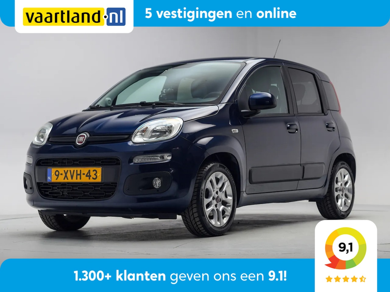 Fiat Panda - 0.9 TwinAir Lounge Aut. 5 pers. [ Airco Trekhaak El.ramen ] - AutoWereld.nl
