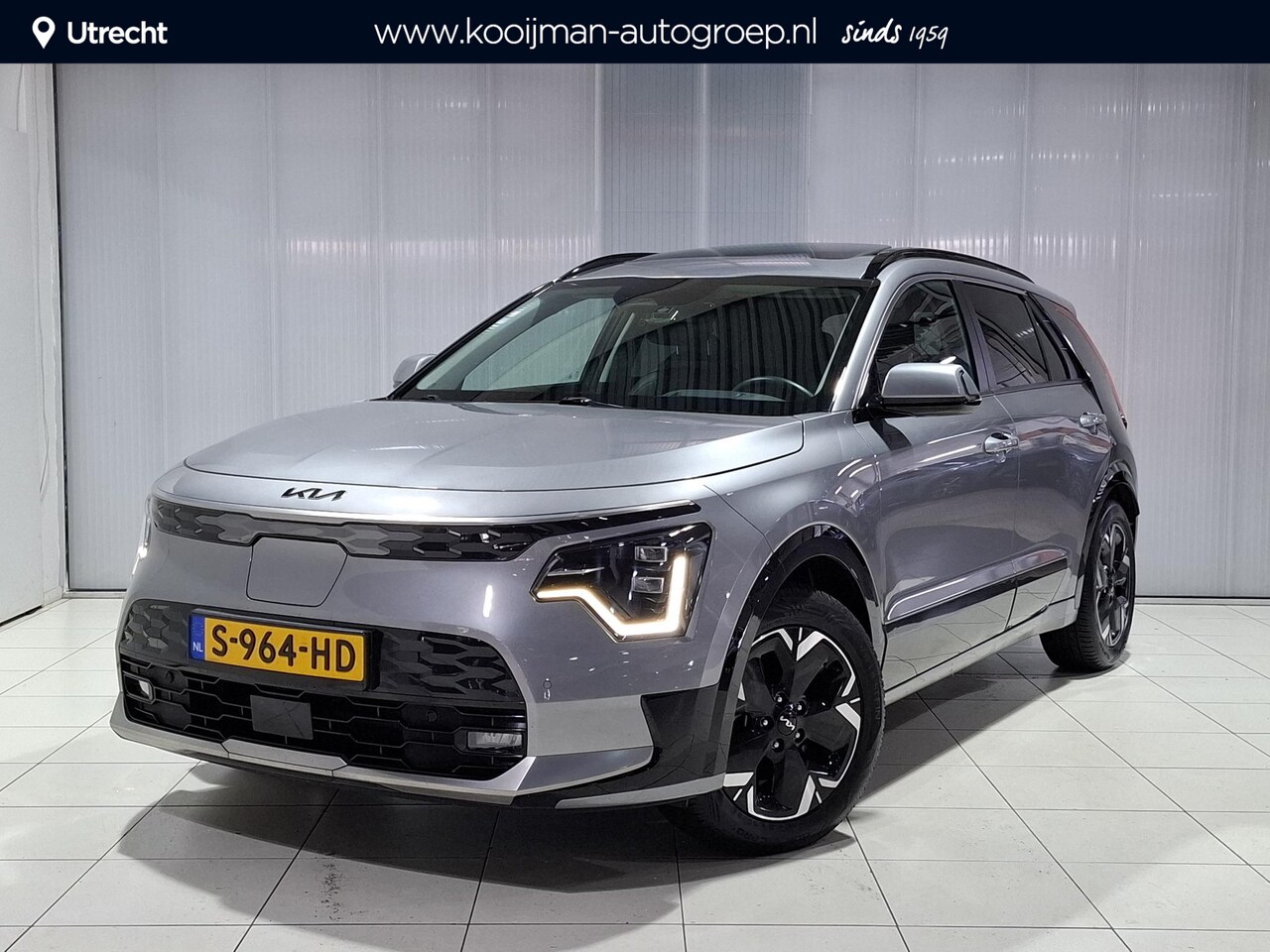 Kia Niro EV - DynamicPlusLine 64.8 kWh Trekhaak, Stoel en Stuur verwarming, Schuif kantel dak, Dashcam. - AutoWereld.nl