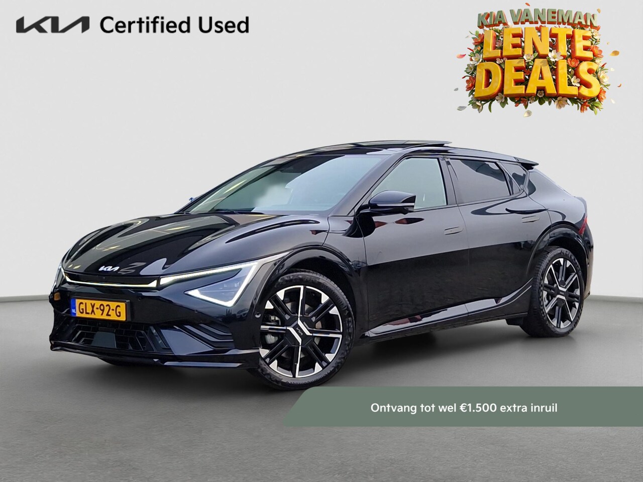 Kia EV6 - GT-Line 84 kWh | Direct Leverbaar! | Nieuw Model | Climate Control | Meridian Sound | Adap - AutoWereld.nl