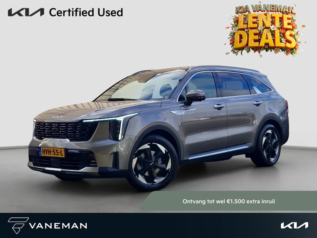 Kia Sorento - 1.6 T-GDi Plug-in Hybrid 4WD ExecutiveLine 7p. | Pano | Dodehoek Camera | Massage | LED | - AutoWereld.nl
