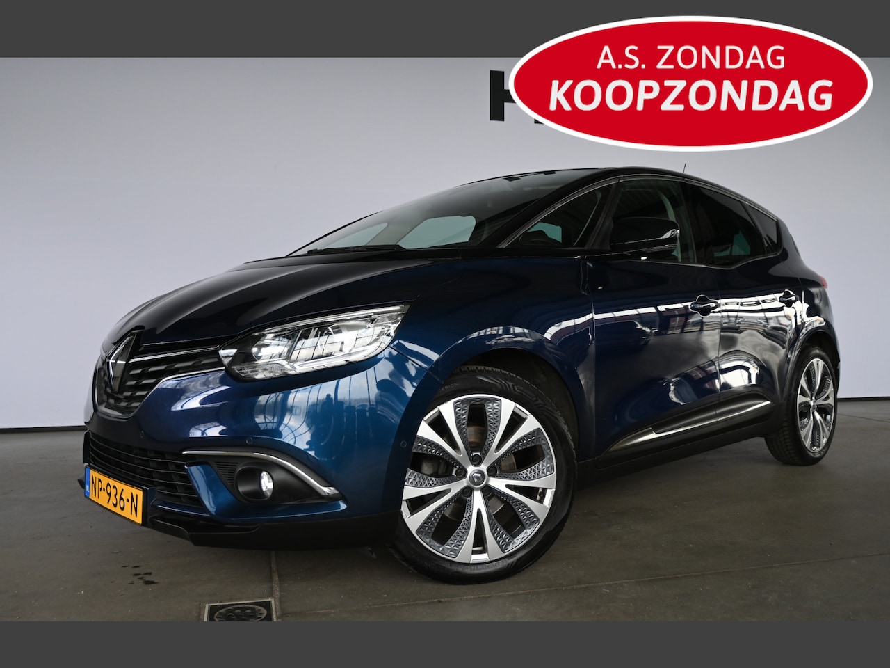 Renault Scénic - 1.2 TCe Intens Clima Navigatie Cruise Control LED Rijklaarprijs! Inruil Mogelijk! - AutoWereld.nl