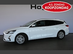 Ford Focus Wagon - 1.0 EcoBoost Titanium X Business Clima Navigatie LED 1e Eigenaar Rijklaarprijs Inruil Moge