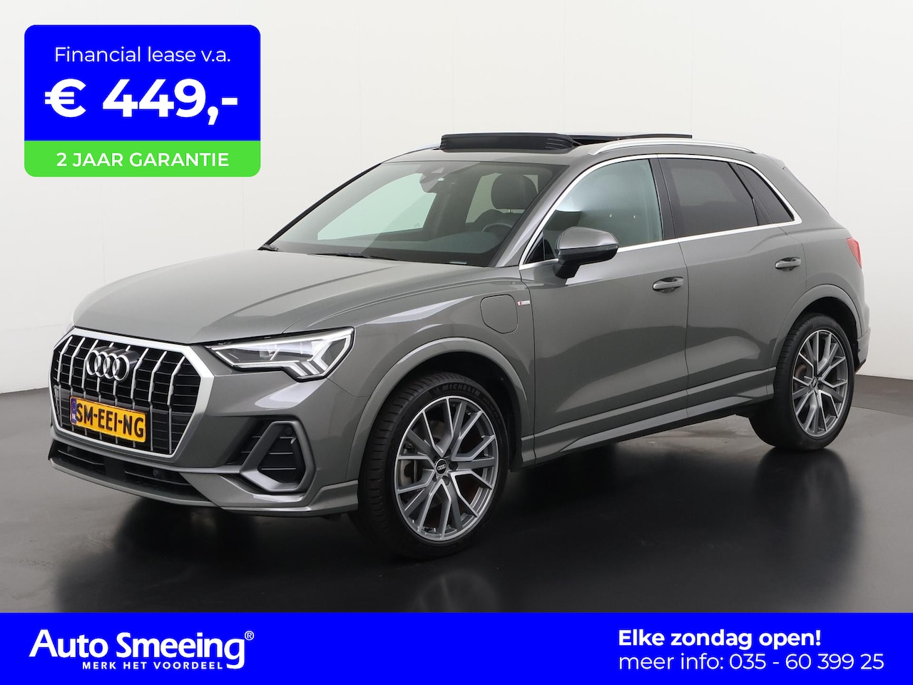 Audi Q3 - 45 TFSIe S-Line | Panoramadak | Leder | Camera | Zondag Open! - AutoWereld.nl