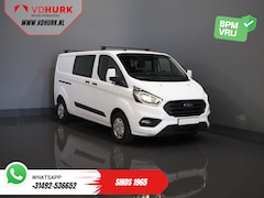 Ford Transit Custom - 2.0 TDCI L2 Trend DC Dubbel Cabine Stoelverw./ Carplay/ 2.7t Trekverm./ Navi/ PDC/ Cruise