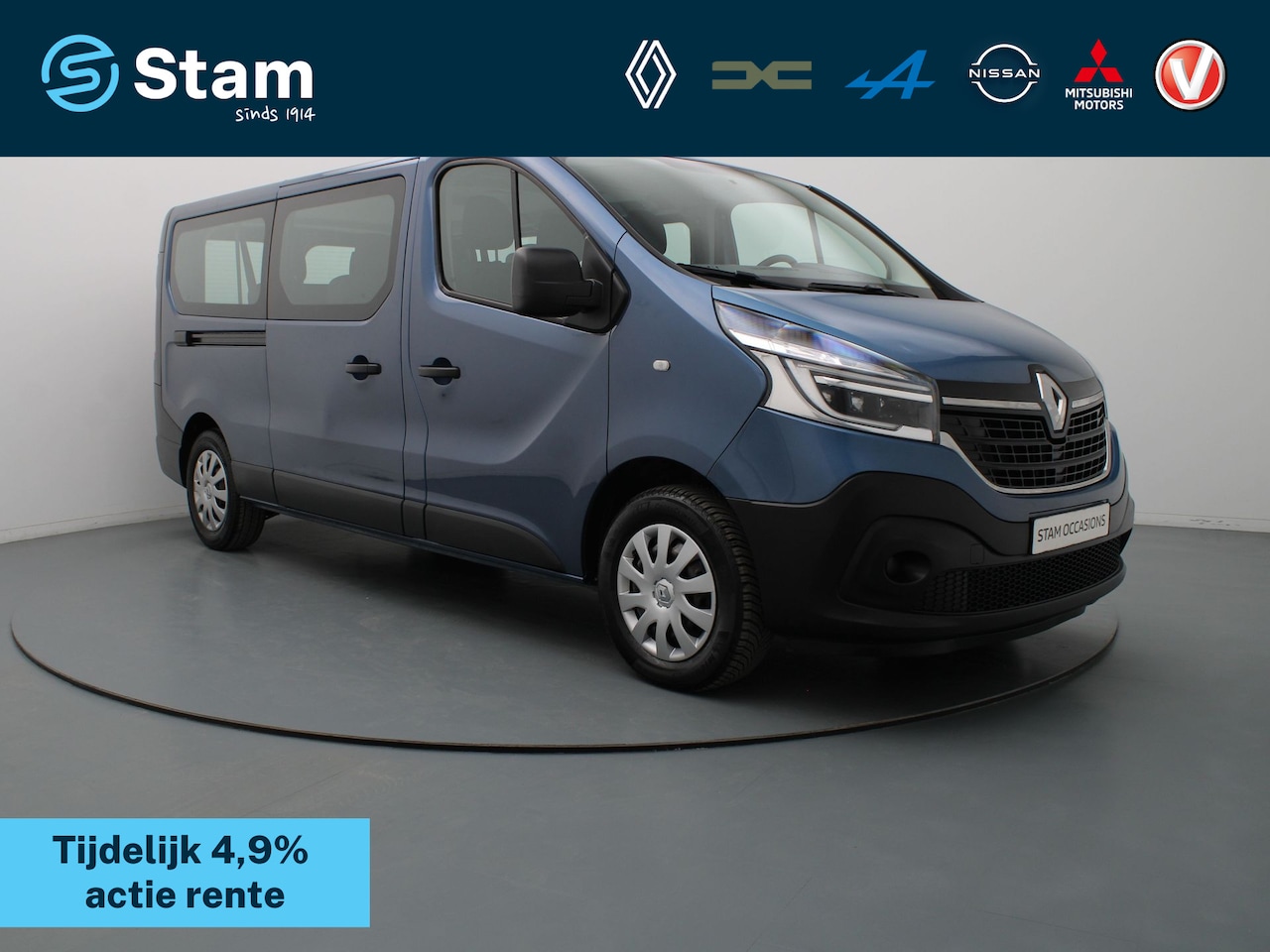 Renault Trafic Passenger - dCi 120pk Grand Zen 9-Persoons Airco | Cruise | Carplay | Navi | Parkeersens. achter - AutoWereld.nl
