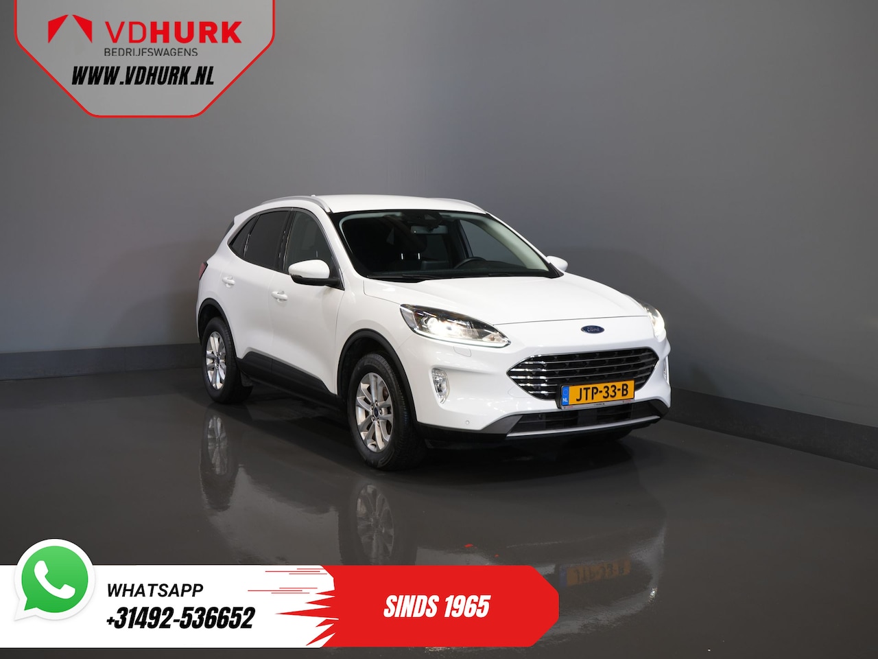 Ford Kuga - 2.5 PHEV 225 pk Titanium Stoelverw./ Stuurverw./ Navi/ Carplay/ Camera/ PDC/ Climate - AutoWereld.nl