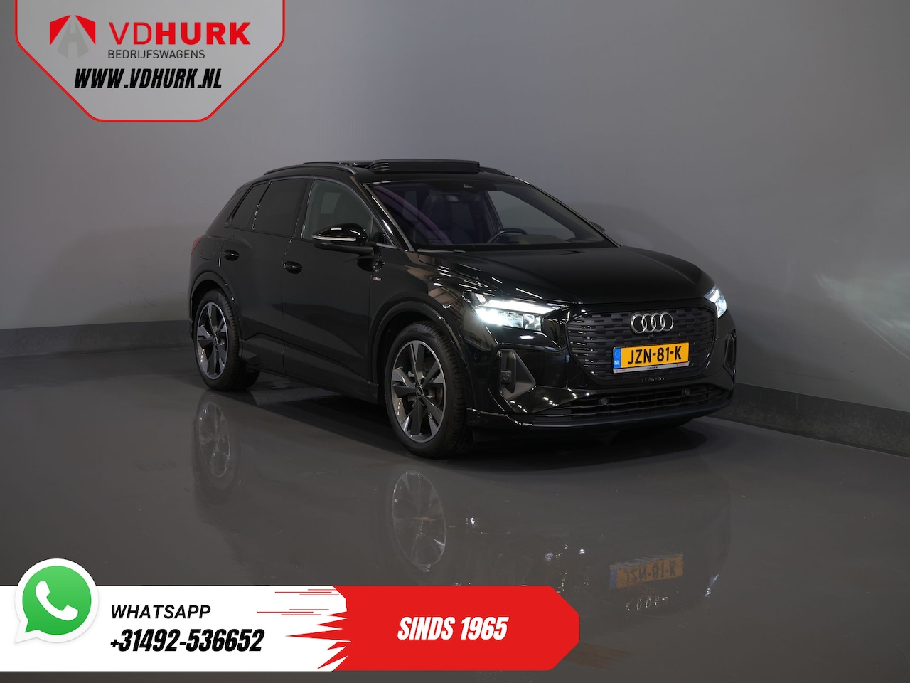 Audi Q4 e-tron - 40 77kWh 523 km WLTP S-Line/ Pano/ Leder/ Keyless/ Virtual Cockpit/ Stoelverw./ Elek.Klep/ - AutoWereld.nl