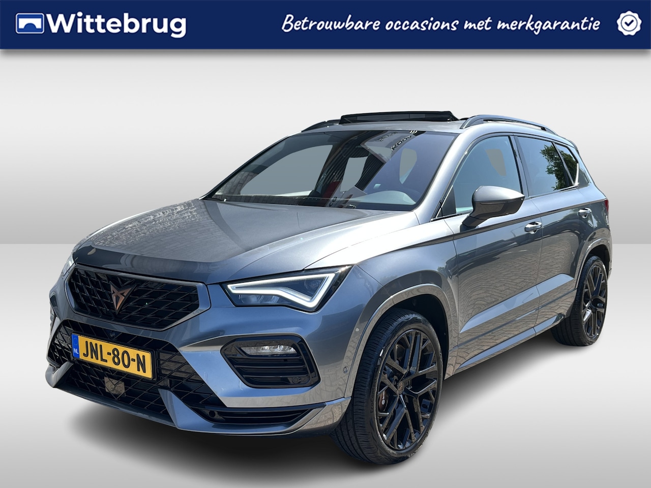 CUPRA Ateca - 2.0 TSI 4DRIVE / AUTOMAAT/ 300 PK/ BREMBO/ PANO/ TREKHAAK/ / BEATS/ SUPERSPORT STUUR/ STUU - AutoWereld.nl