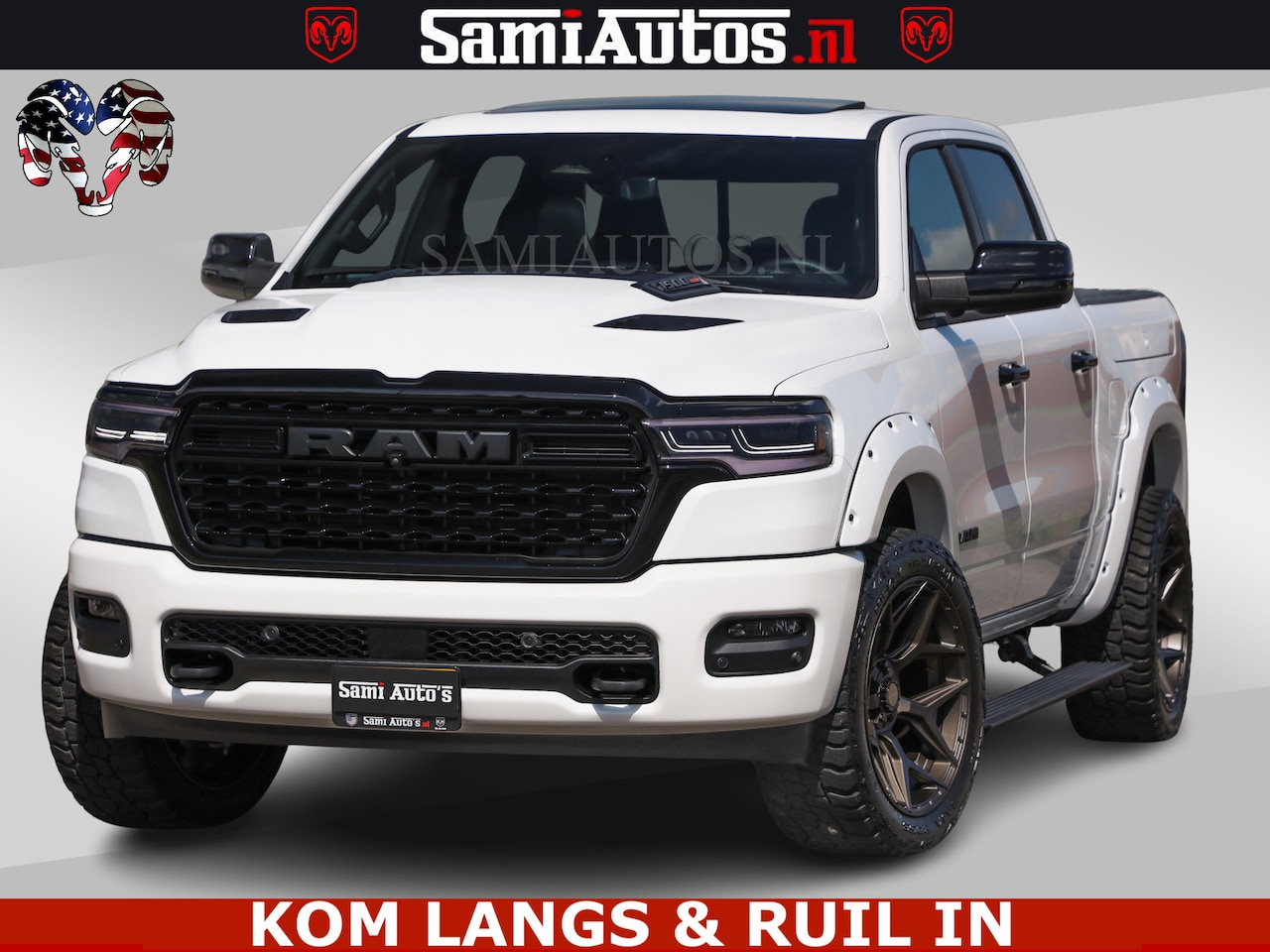 Dodge Ram Pick Up - Limited Night High Output 540HP 706Nm | Massage + Full Option | De Meest Luxe en Volle in - AutoWereld.nl