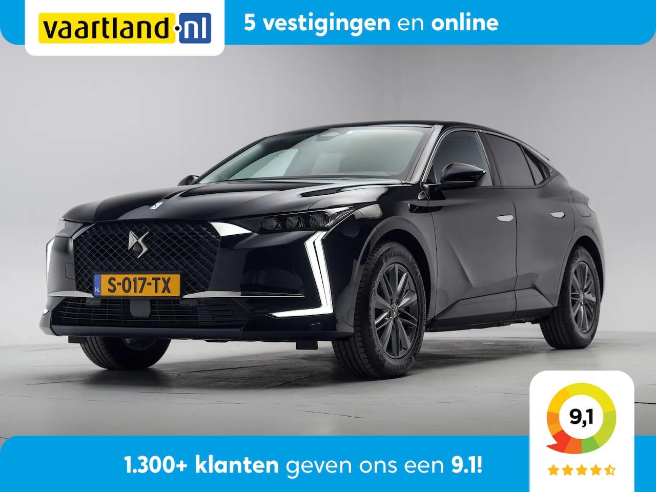 DS 4 Crossback - E-Tense 225 Bastille+ Aut. [ Adapt.cruise Navi Camera Half-leder - AutoWereld.nl