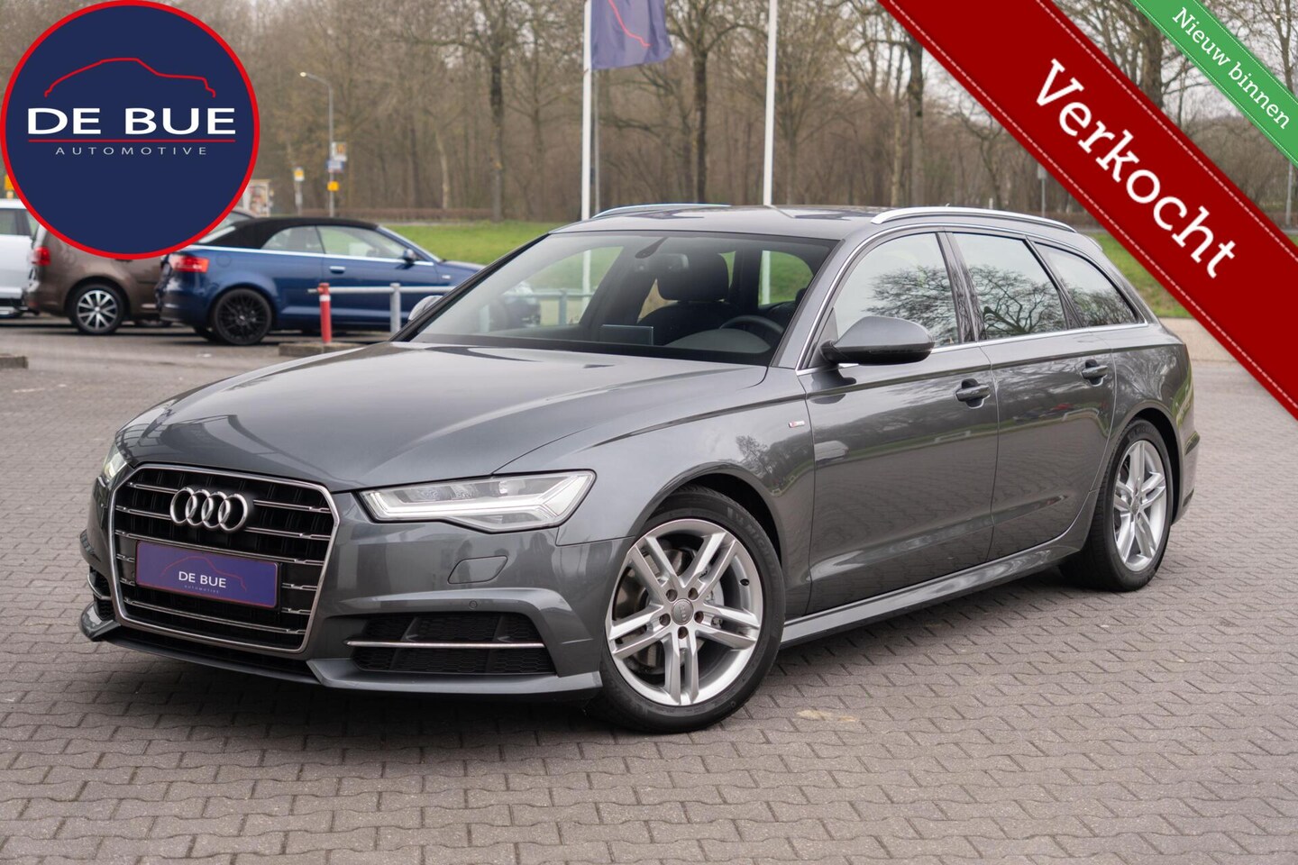 Audi A6 Avant - 1.8 TFSI 190PK S-Line|Facelift|Org NL NAP|1ste Eig|Trekhaak|Leder|LED|Automaat|DaytonaGrij - AutoWereld.nl