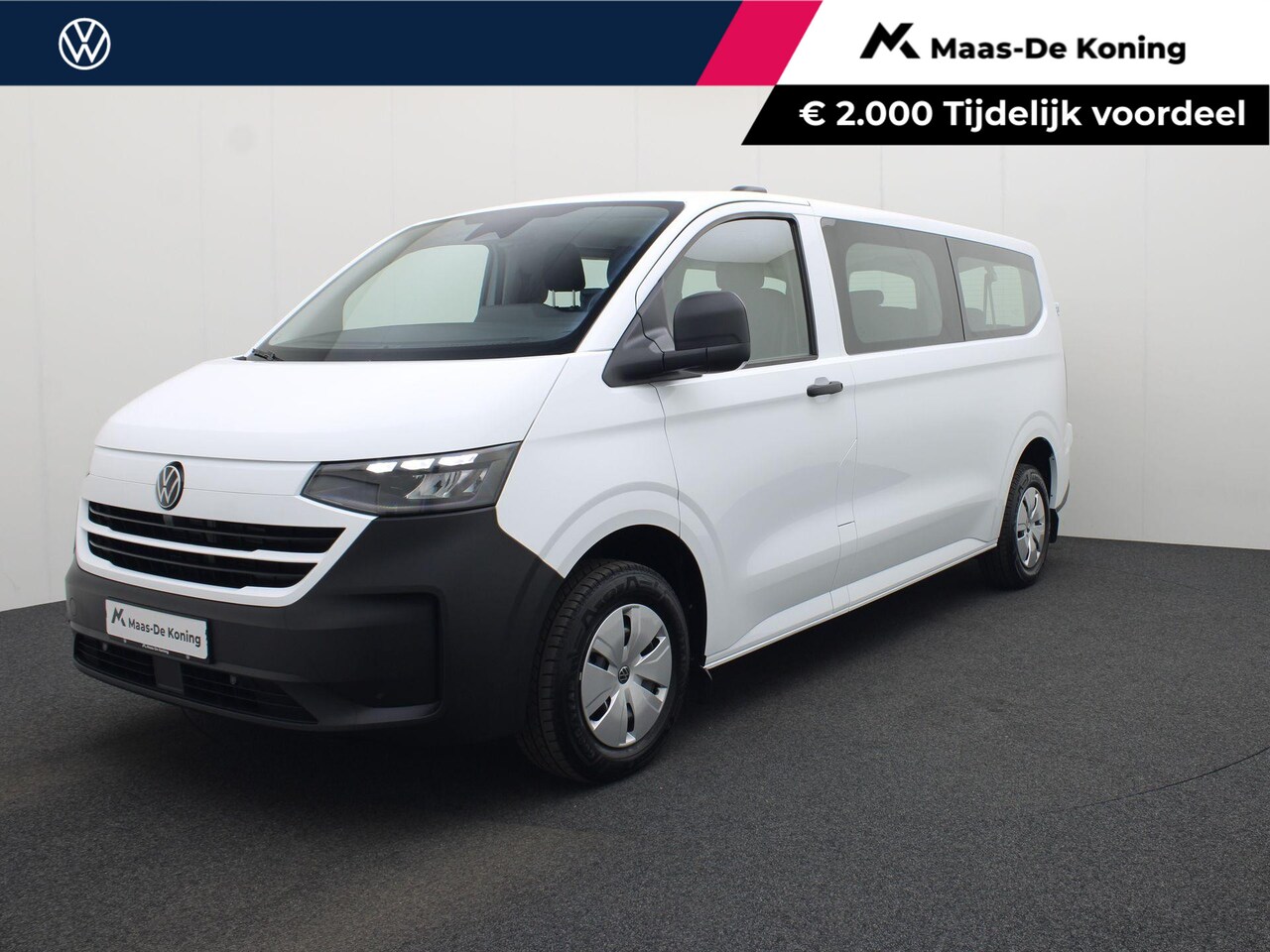 Volkswagen e-Transporter Kombi - Bedrijfswagens Life 64kWh 218pk L2 716162 - AutoWereld.nl