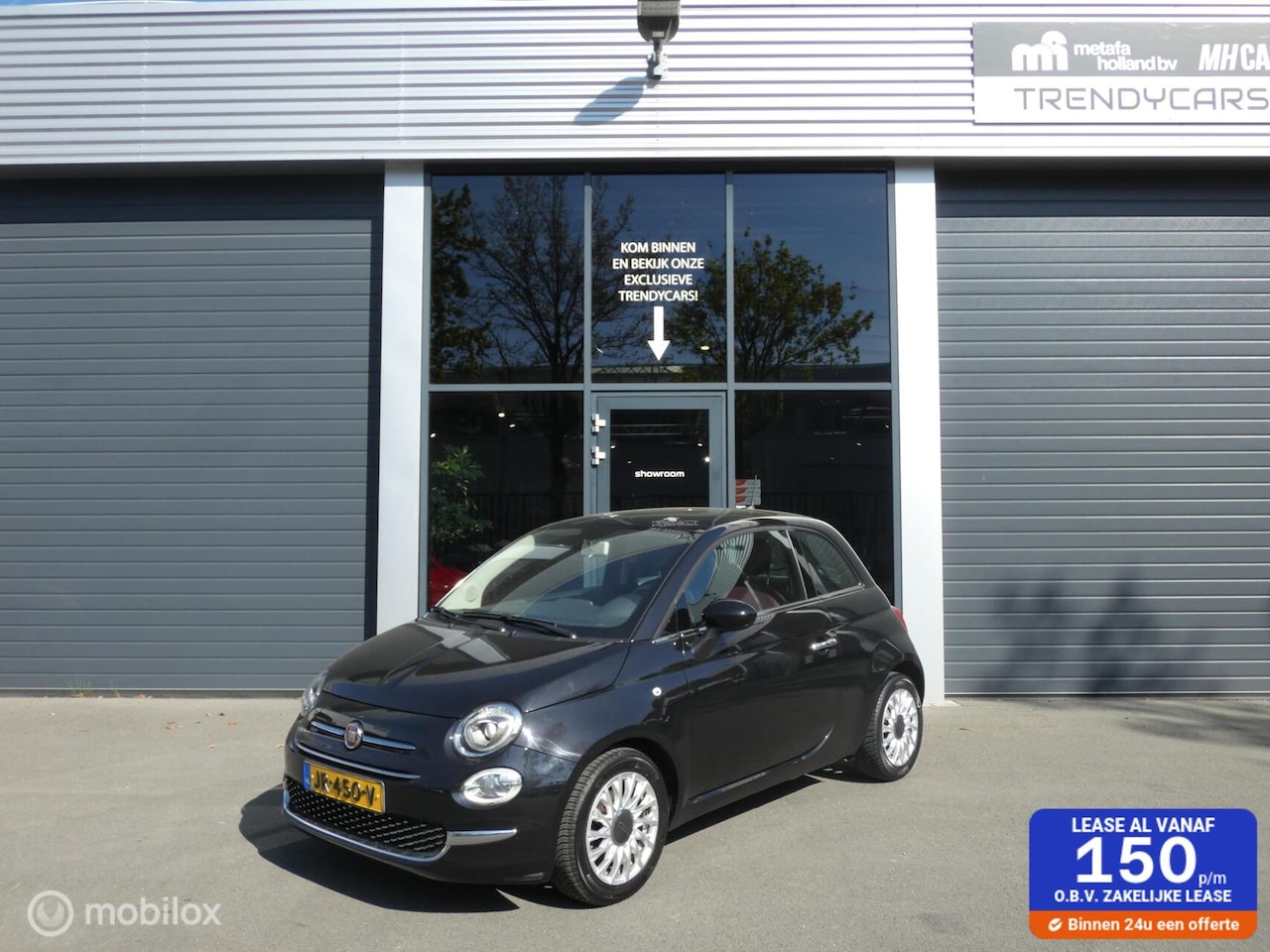 Fiat 500 - 0.9 TwinAir Turbo Lounge/Schuifdak/airco/Leder/NAP - AutoWereld.nl